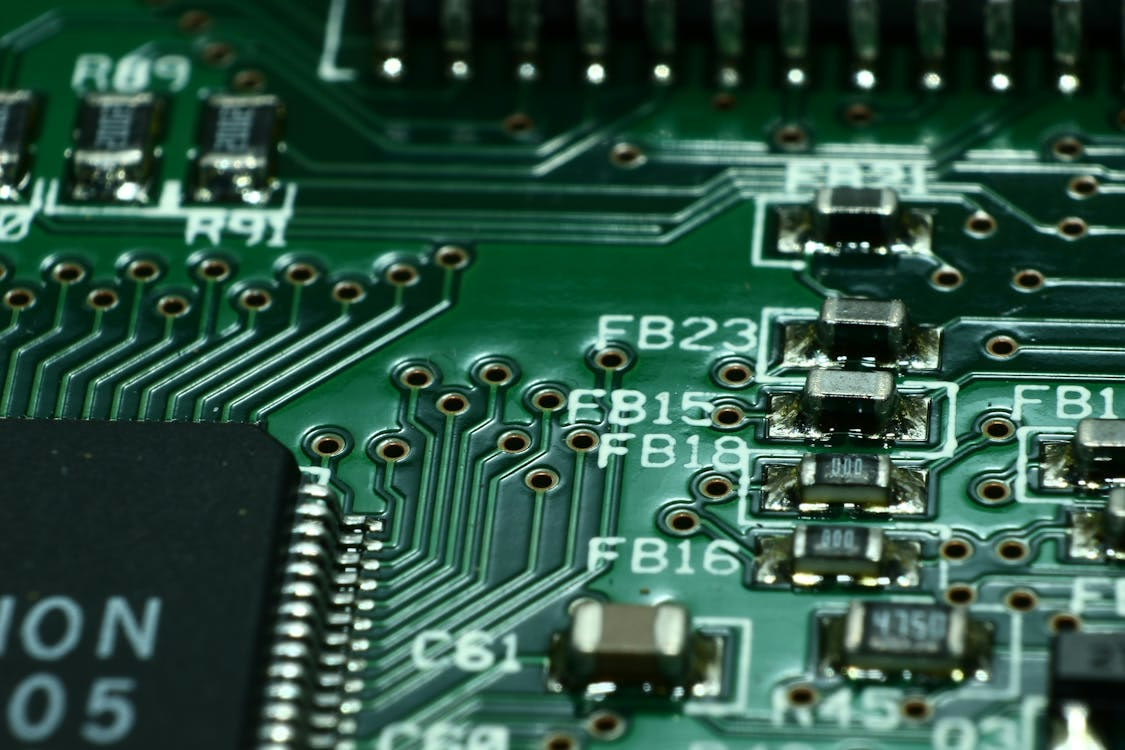 Close-up of a circuit board